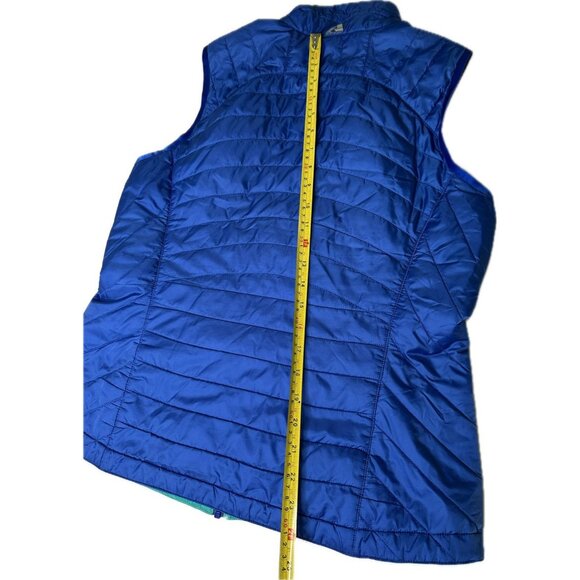 EDDIE BAUER Women’s Microlight Down Vest 650 Fill Puffer Vest Blue M - Picture 5 of 8